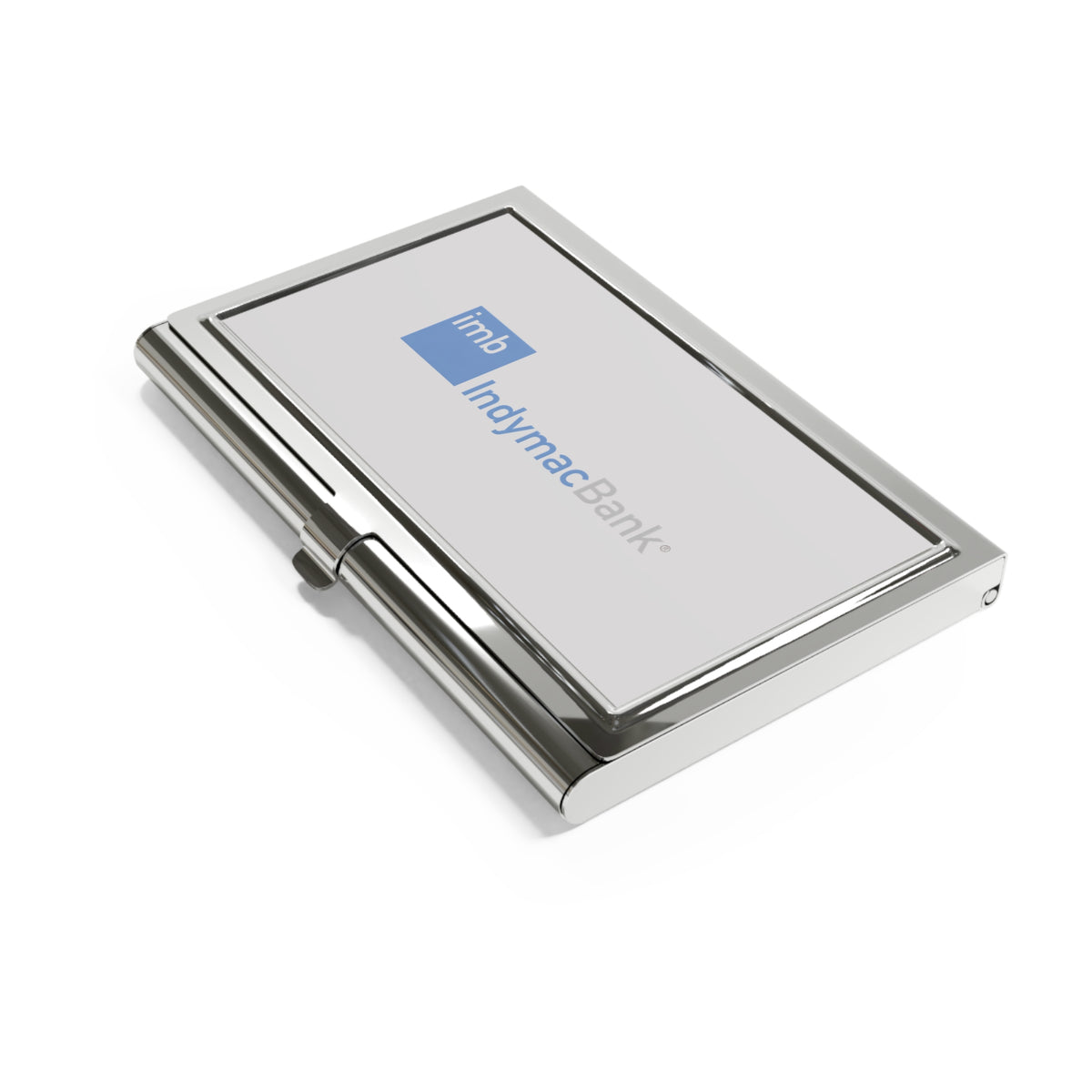 IndyMac Bank Metal Business Card Holder