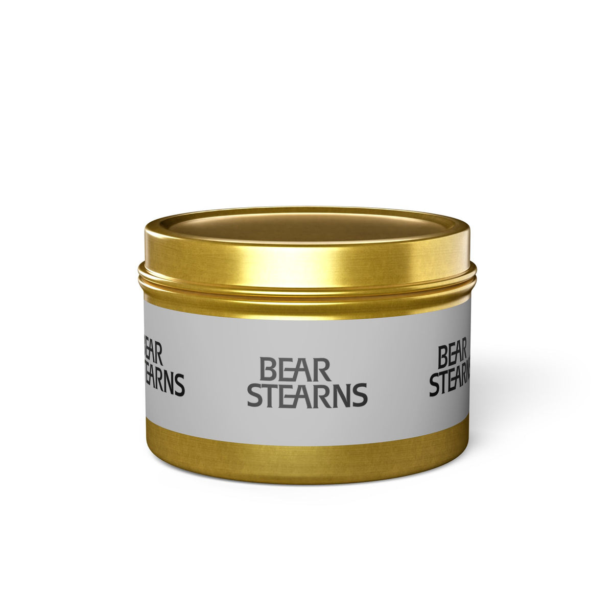 Bear Stearns Tin Candle