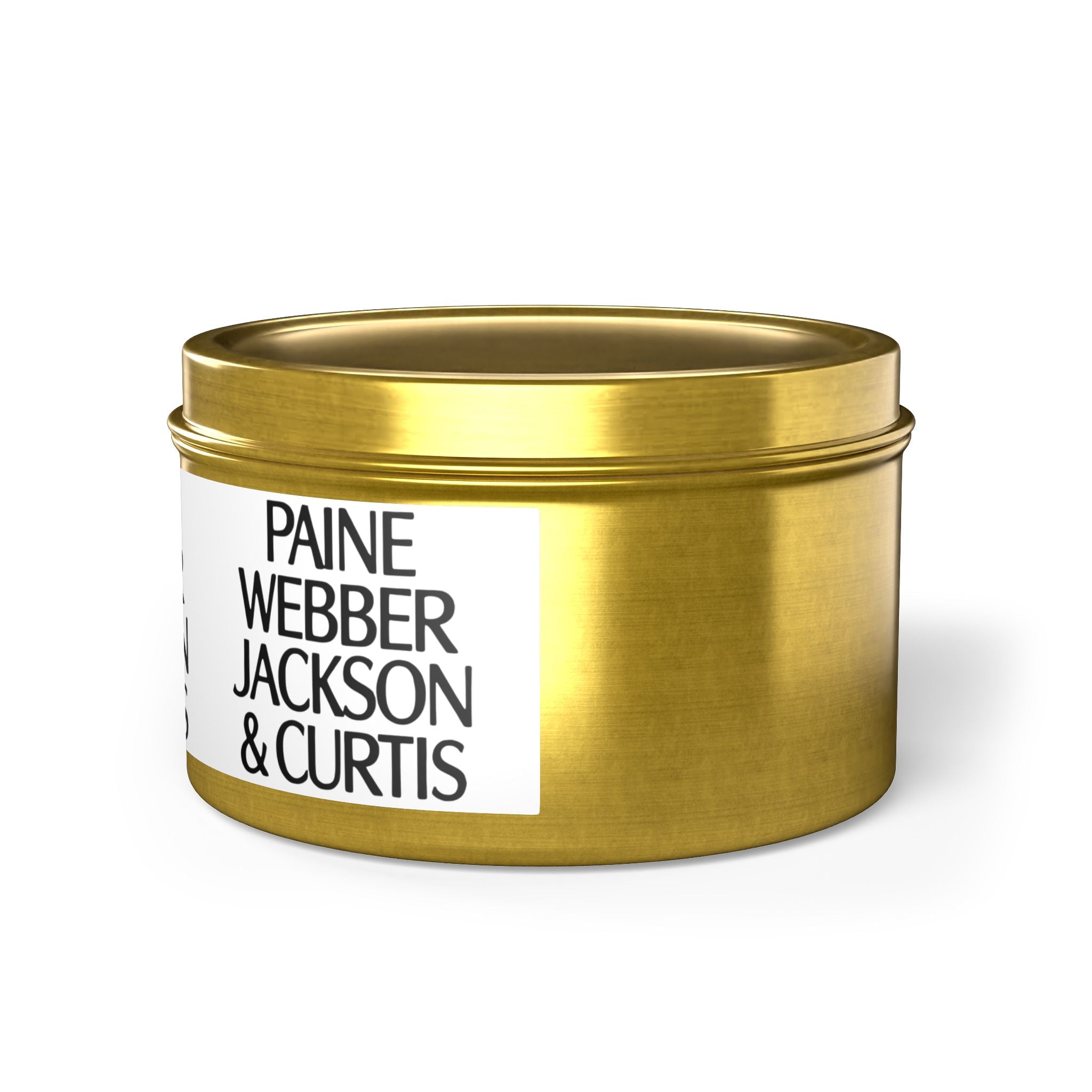 Paine Webber Jackson & Curtis Tin Candle