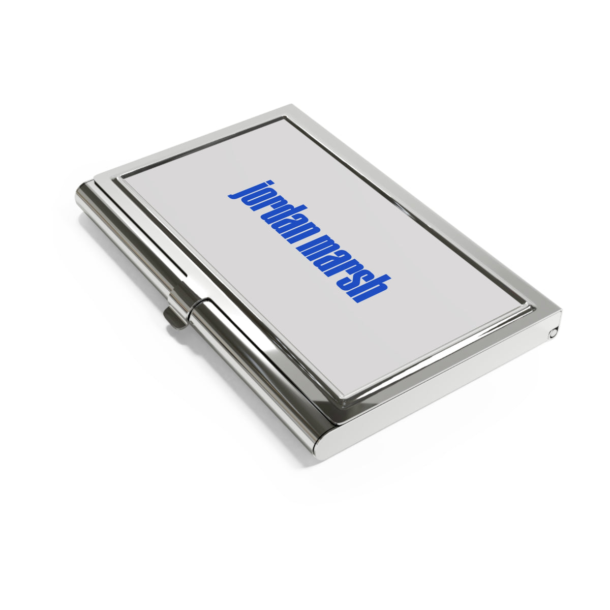 Jordan Marsh Metal Business Card Holder