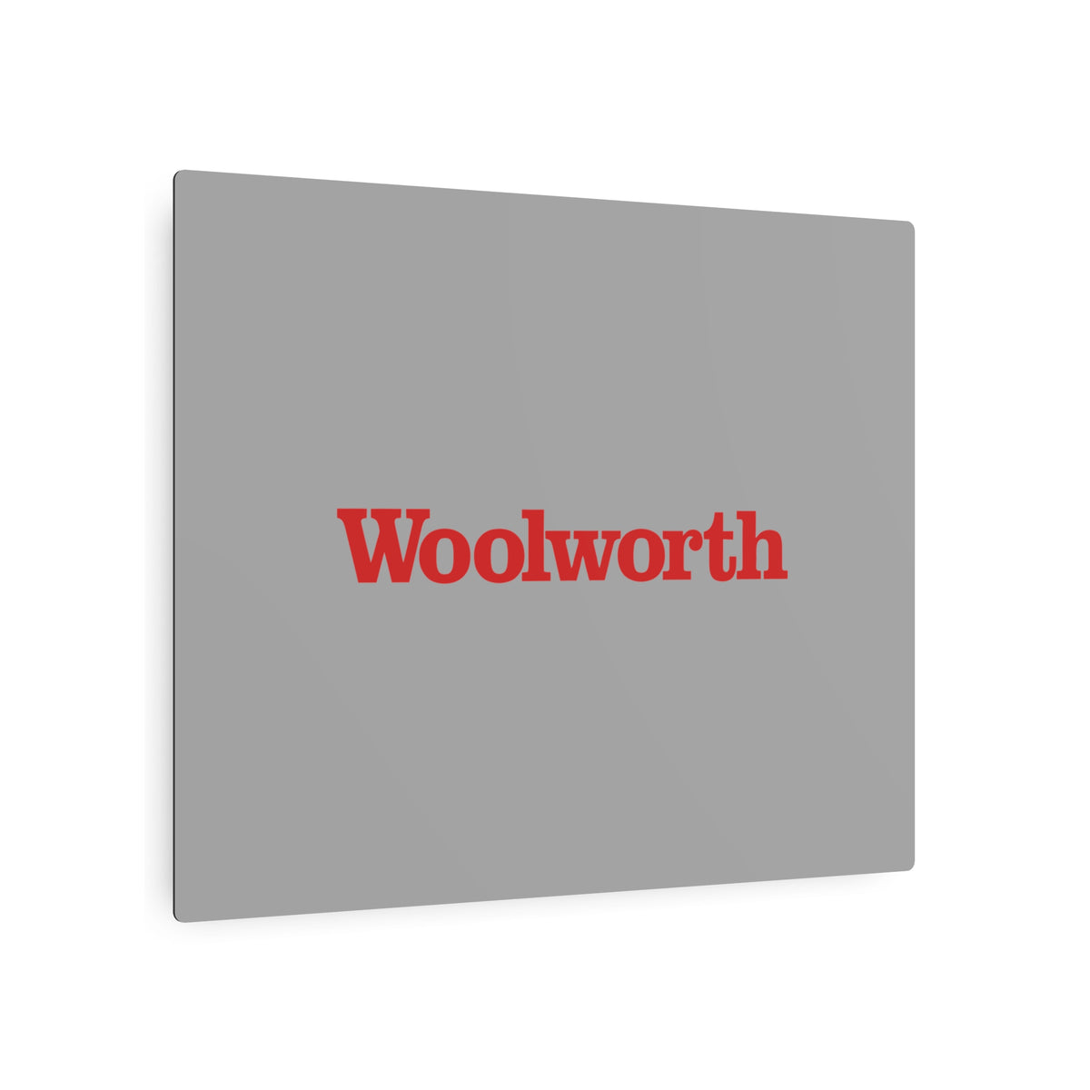 F. W. Woolworth Company Metal Sign