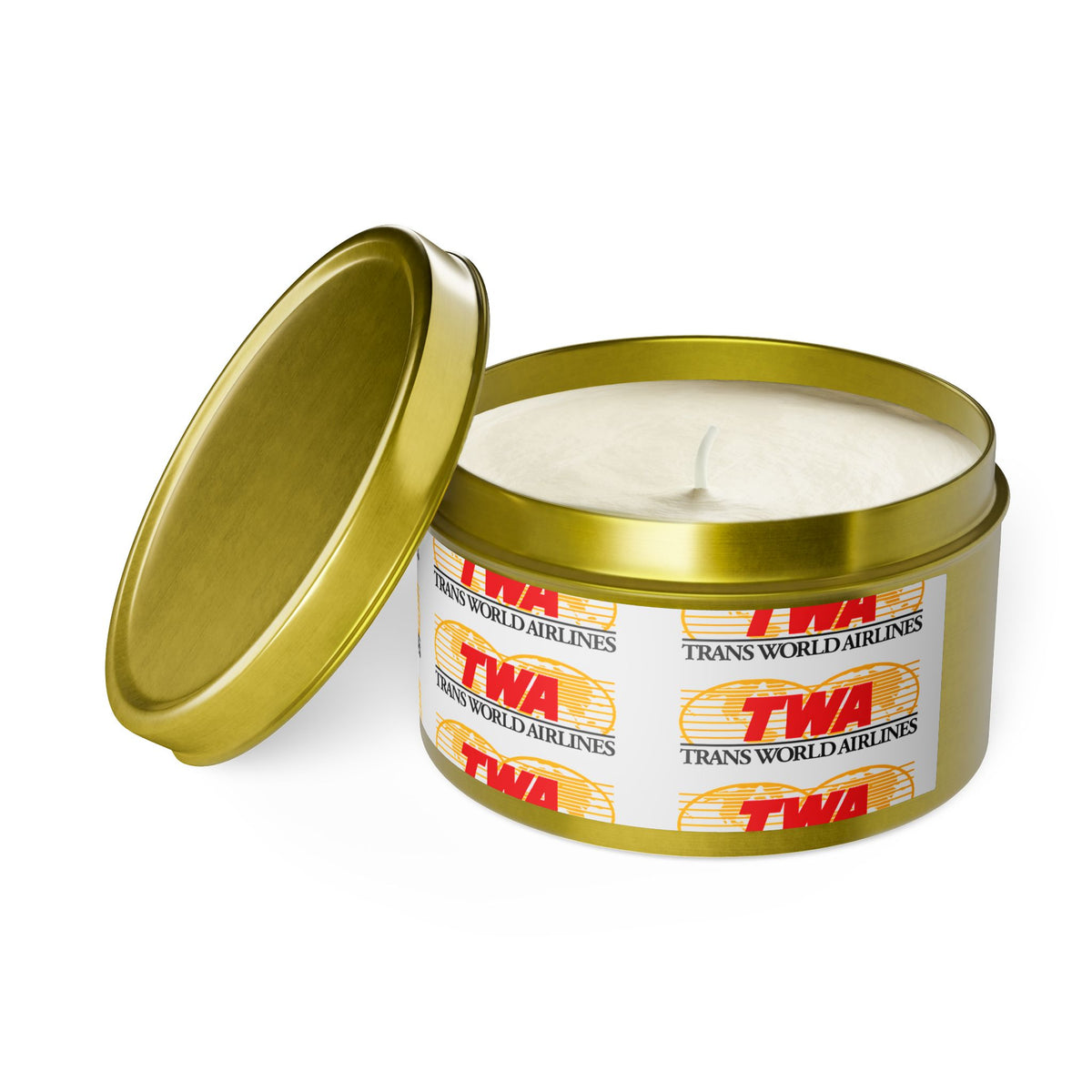 Trans World Airlines (TWA) Tin Candle