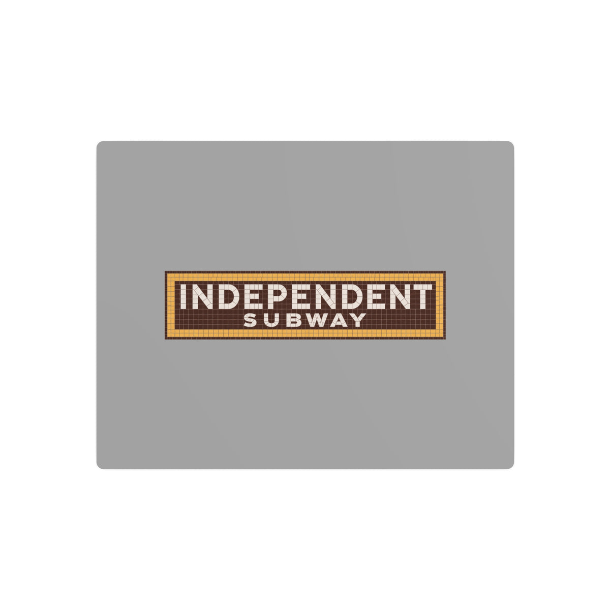 Independent Subway System (IND) Metal Sign