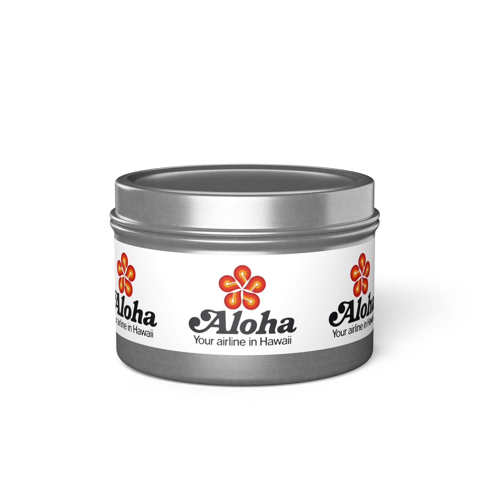 Aloha Airlines Tin Candle