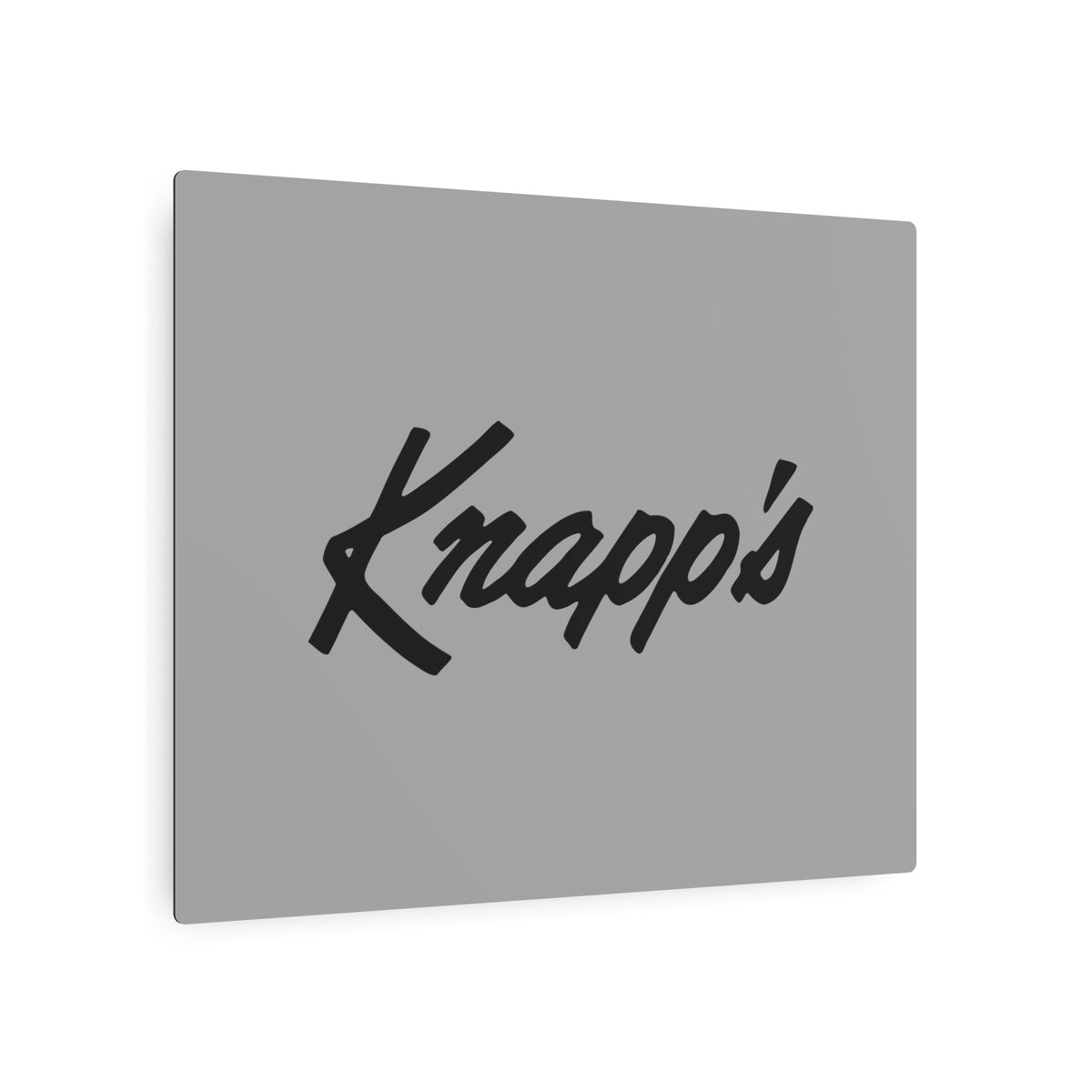 J. W. Knapp Company Metal Sign