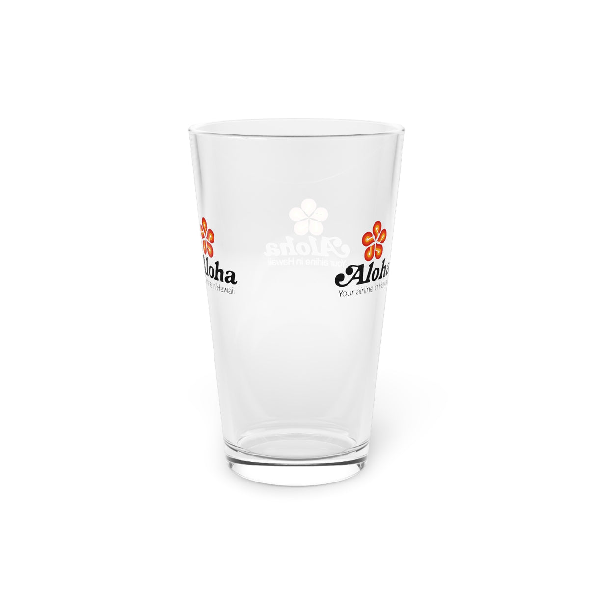 Aloha Airlines 16oz Pint Glass