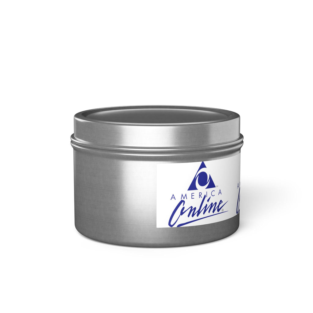 America Online (AOL) Tin Candle