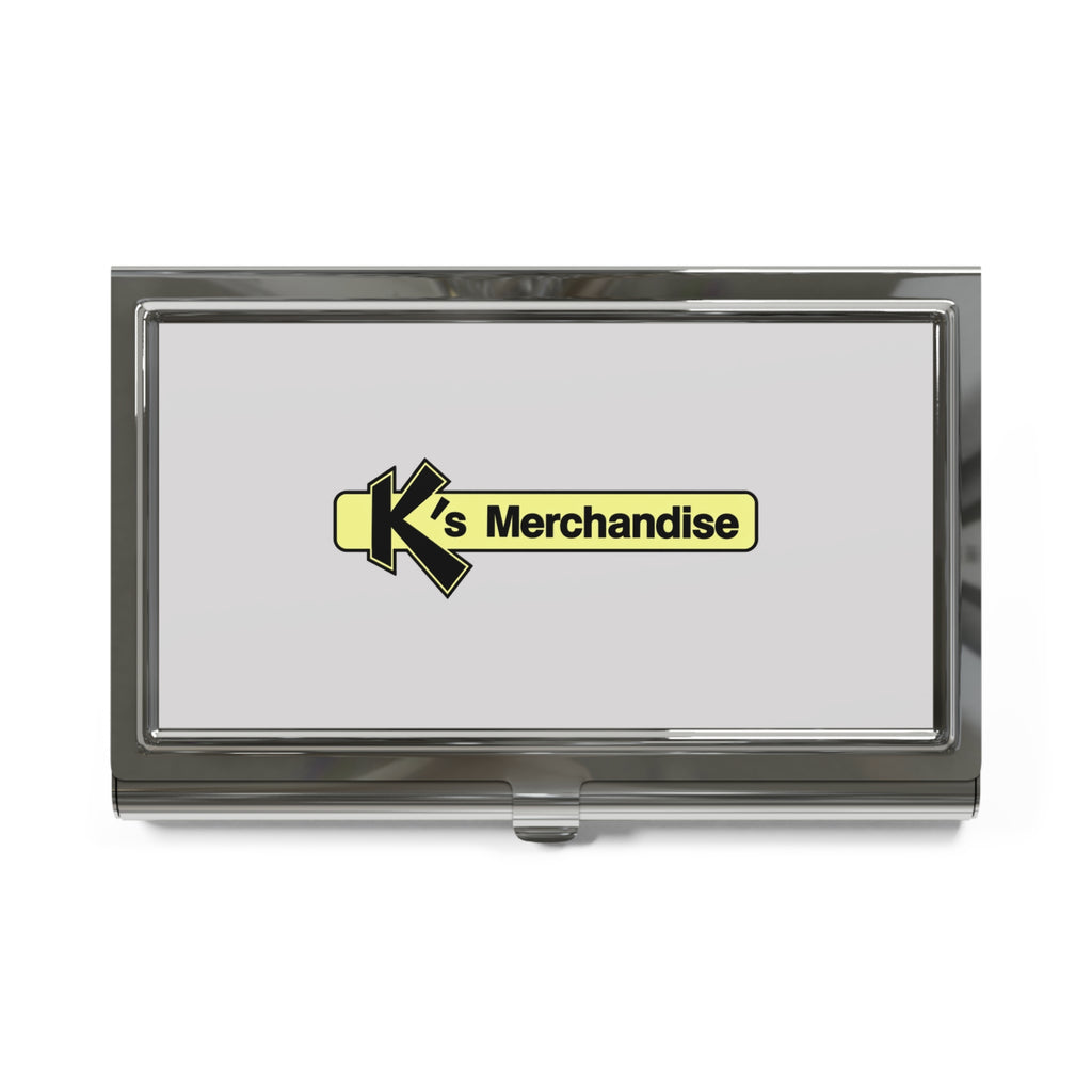 K's Merchandise Mart Metal Business Card Holder