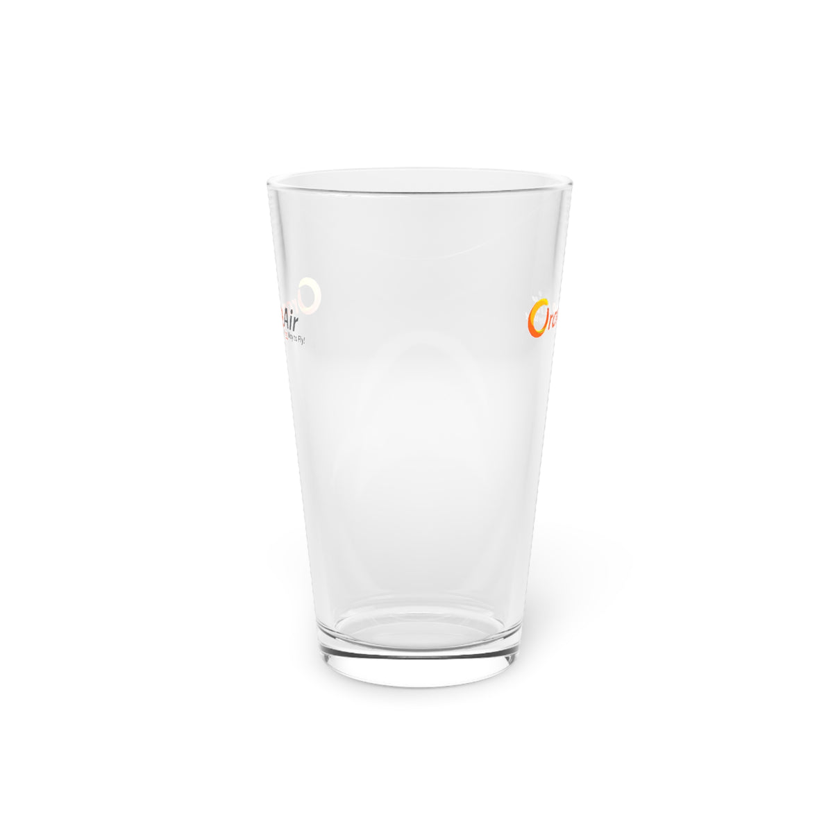 Orange Air 16oz Pint Glass