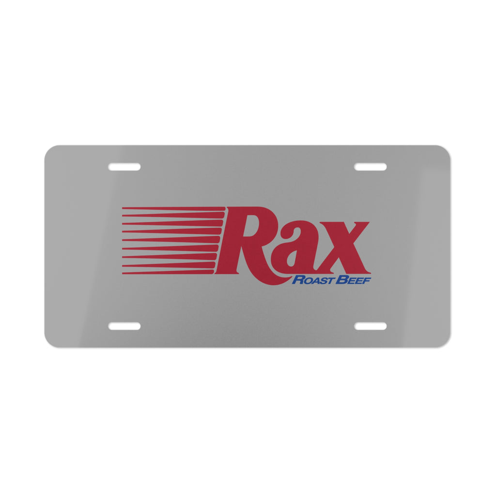 Rax Roast Beef Vanity License Plate