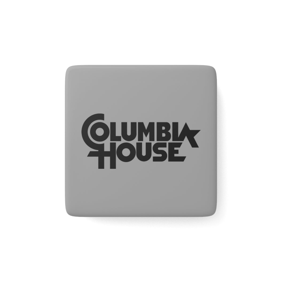 Columbia House Square Porcelain Fridge Magnet
