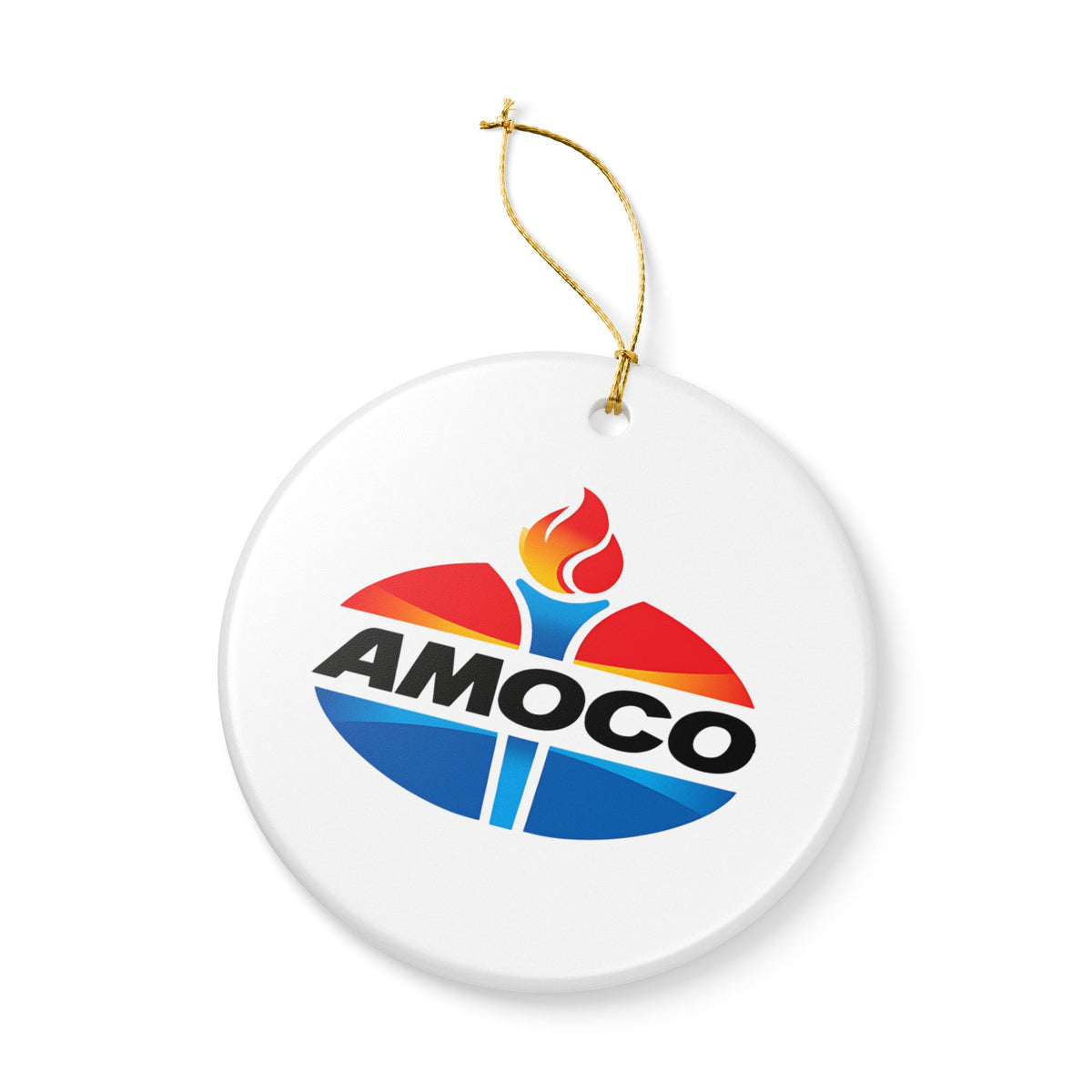 Amoco Ceramic Ornament