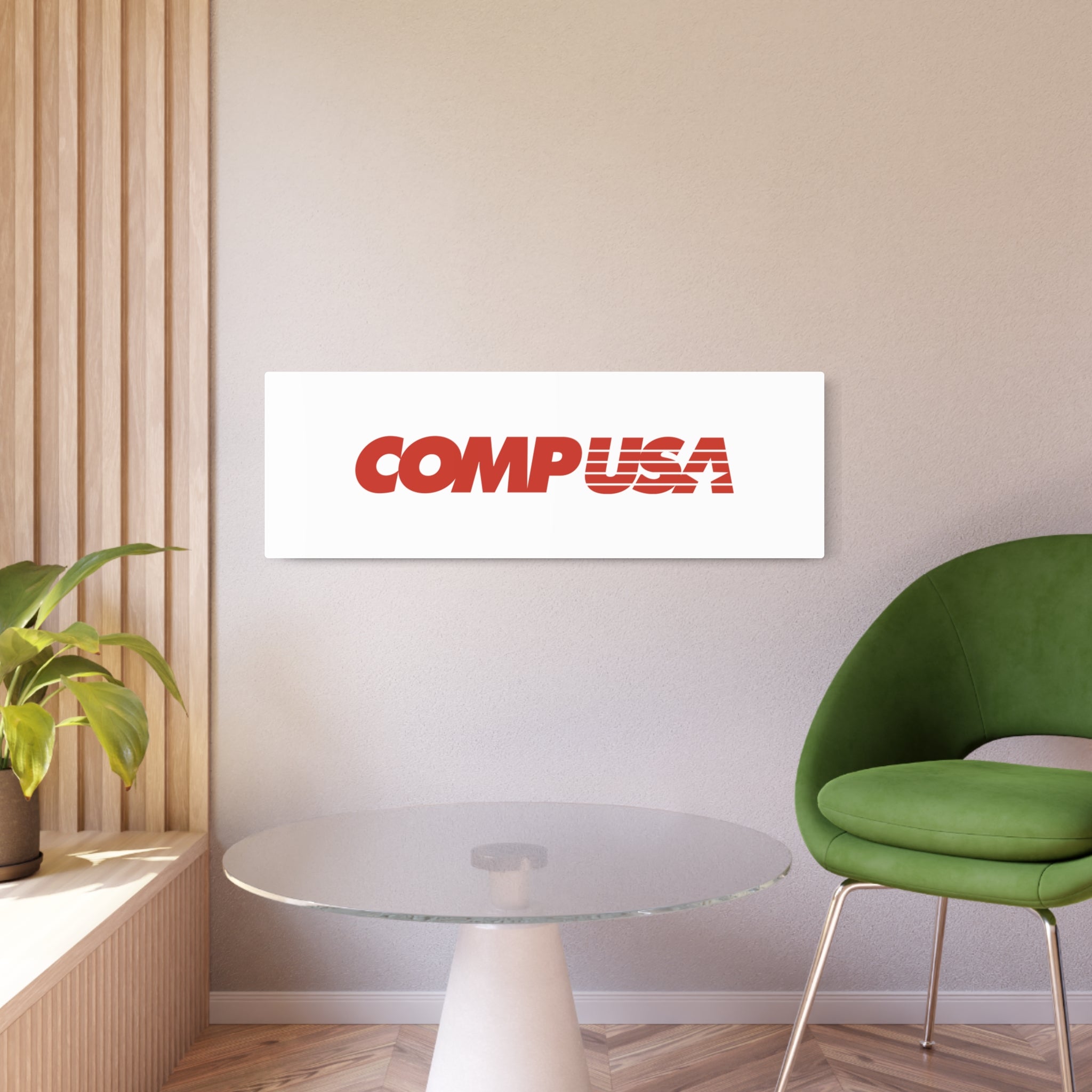 CompUSA Metal Sign