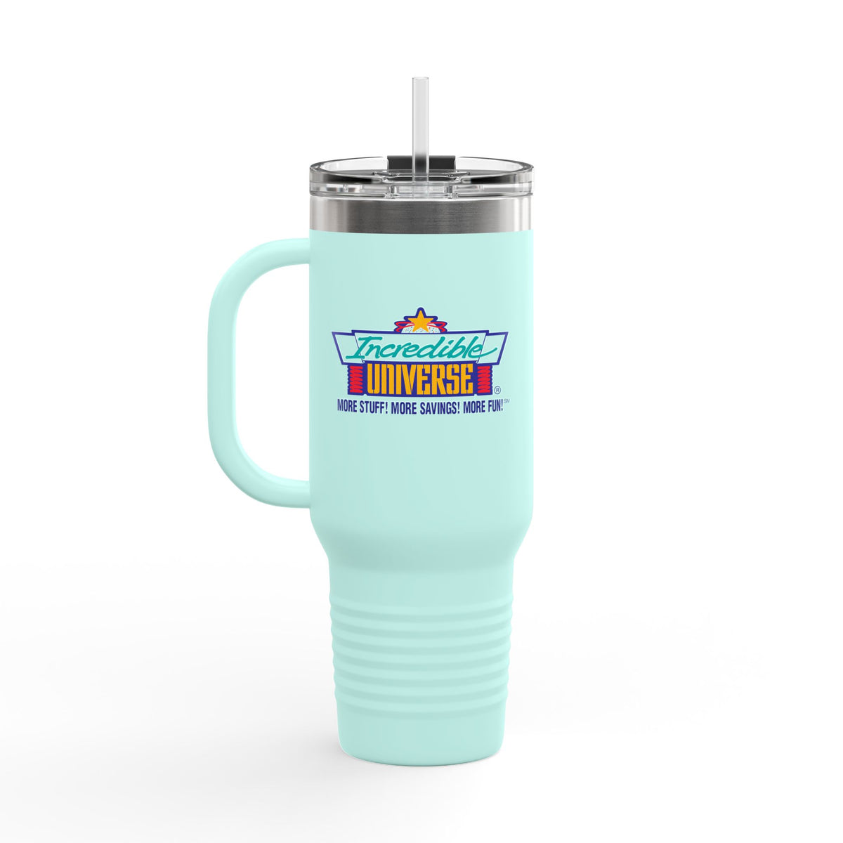 Incredible Universe 40oz Insulated Travel Mug Stainless Tumbler