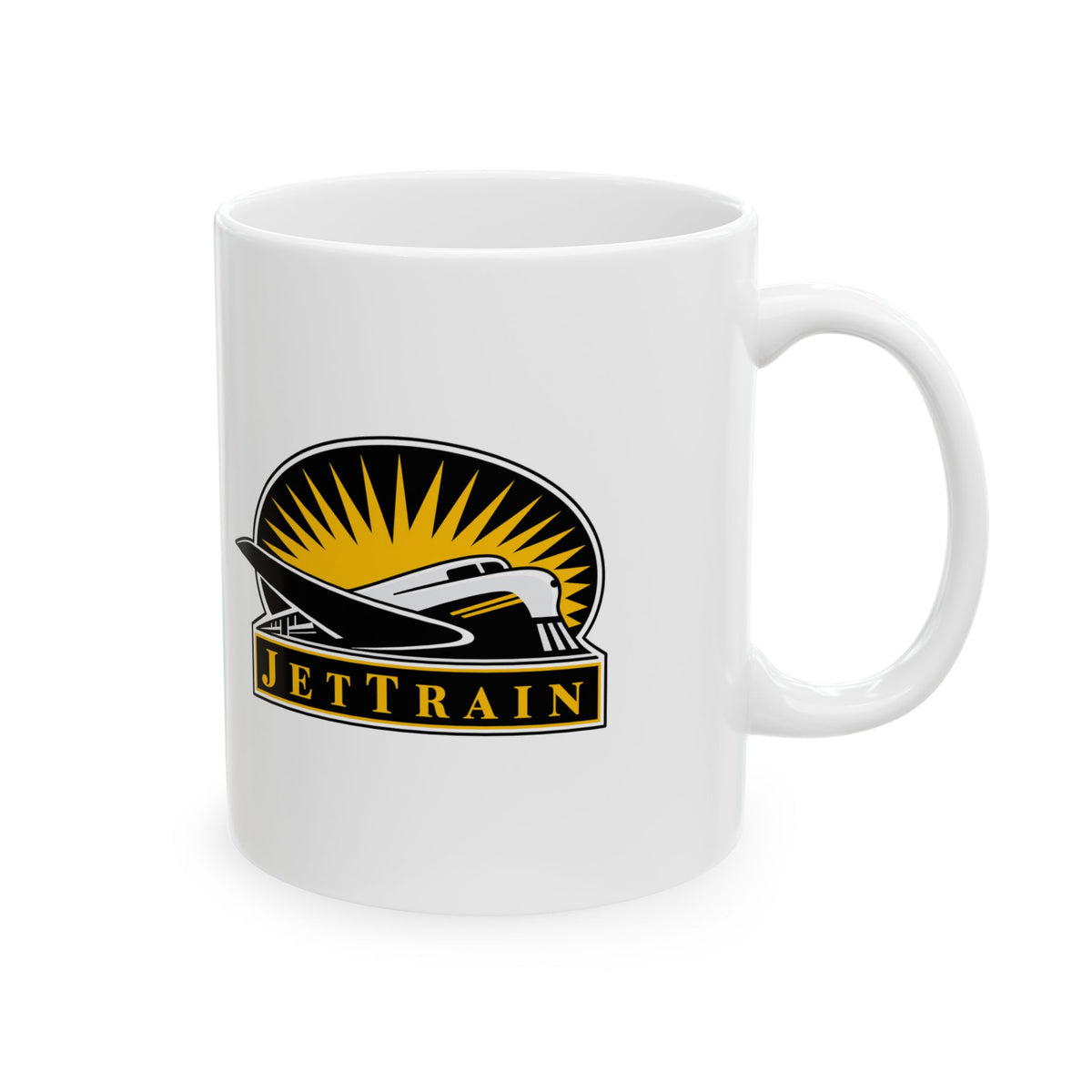 Bombardier JetTrain Ceramic Coffee Mug