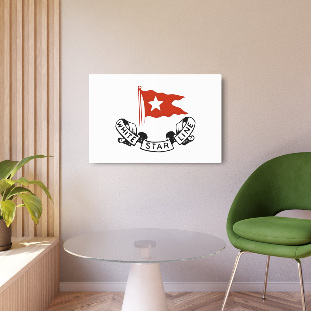 White Star Line Metal Sign