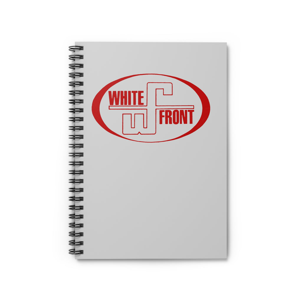 White Front Spiral Notebook