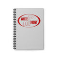 White Front Spiral Notebook