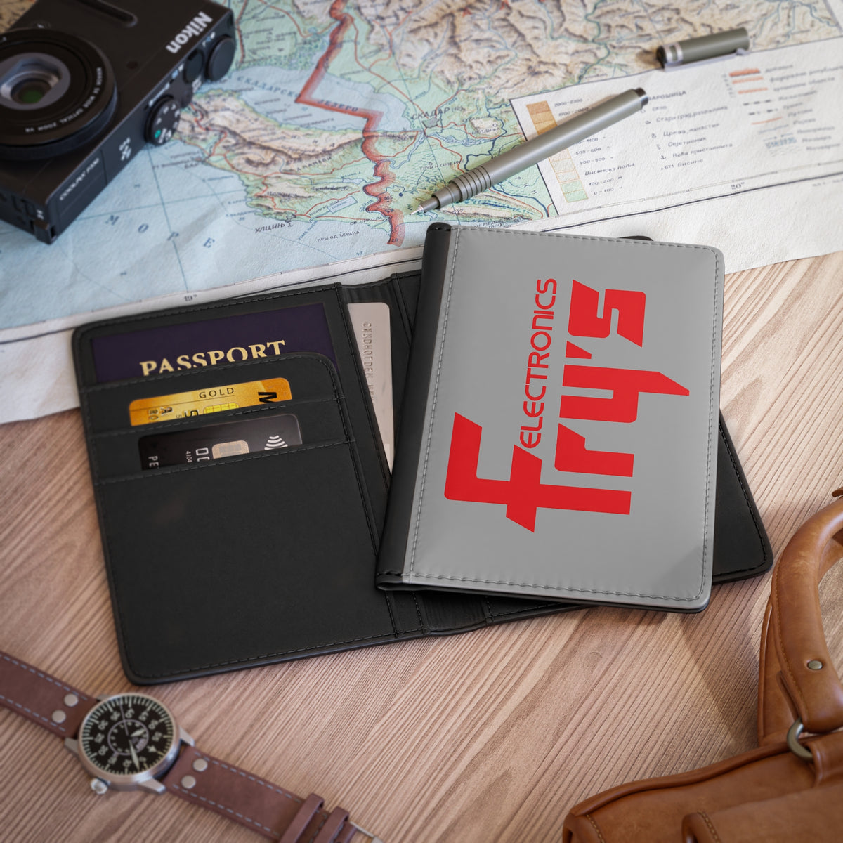 Fry's Electronics Passport Cover
