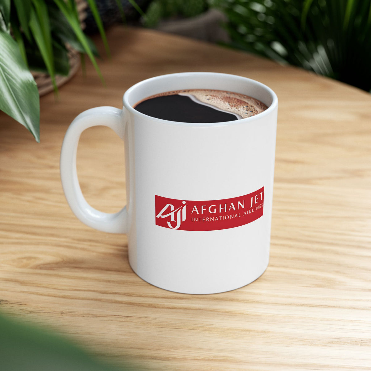 Afghan Jet International Airlines Ceramic Coffee Mug
