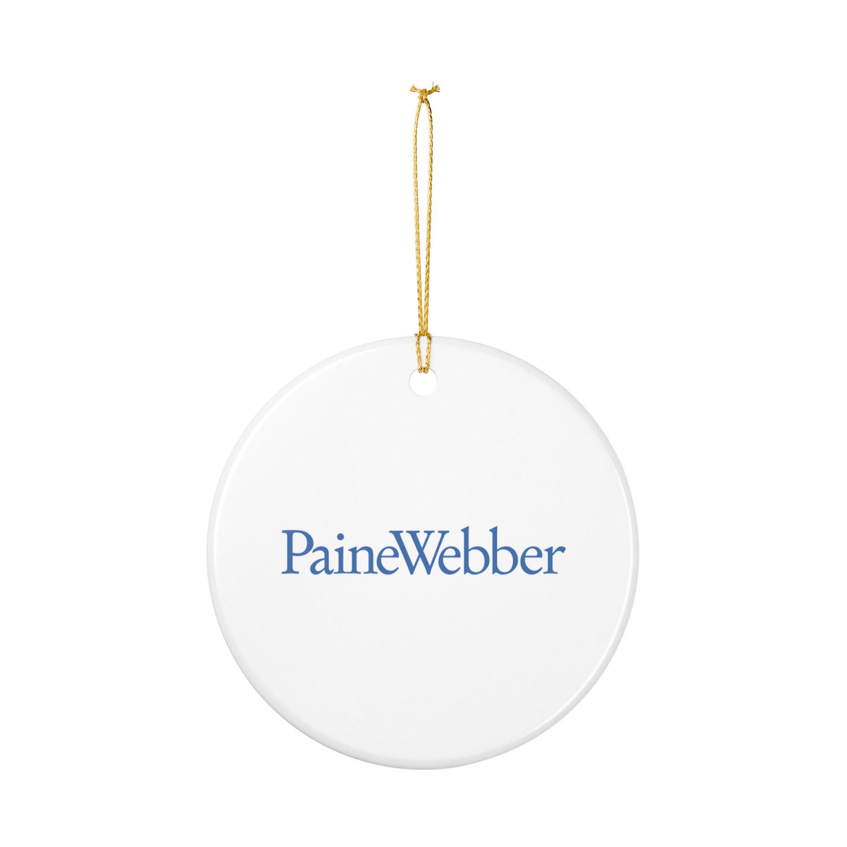 PaineWebber Ceramic Ornament