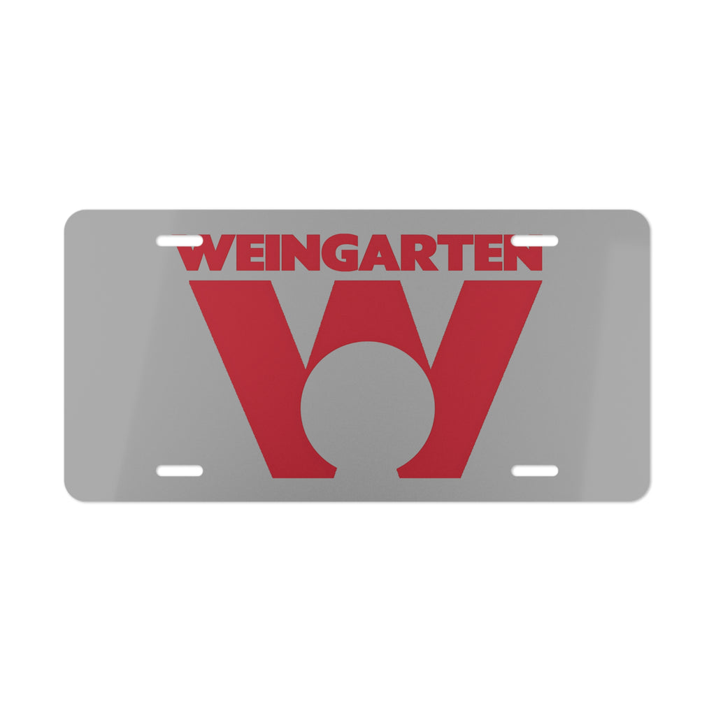 Weingarten's Vanity License Plate