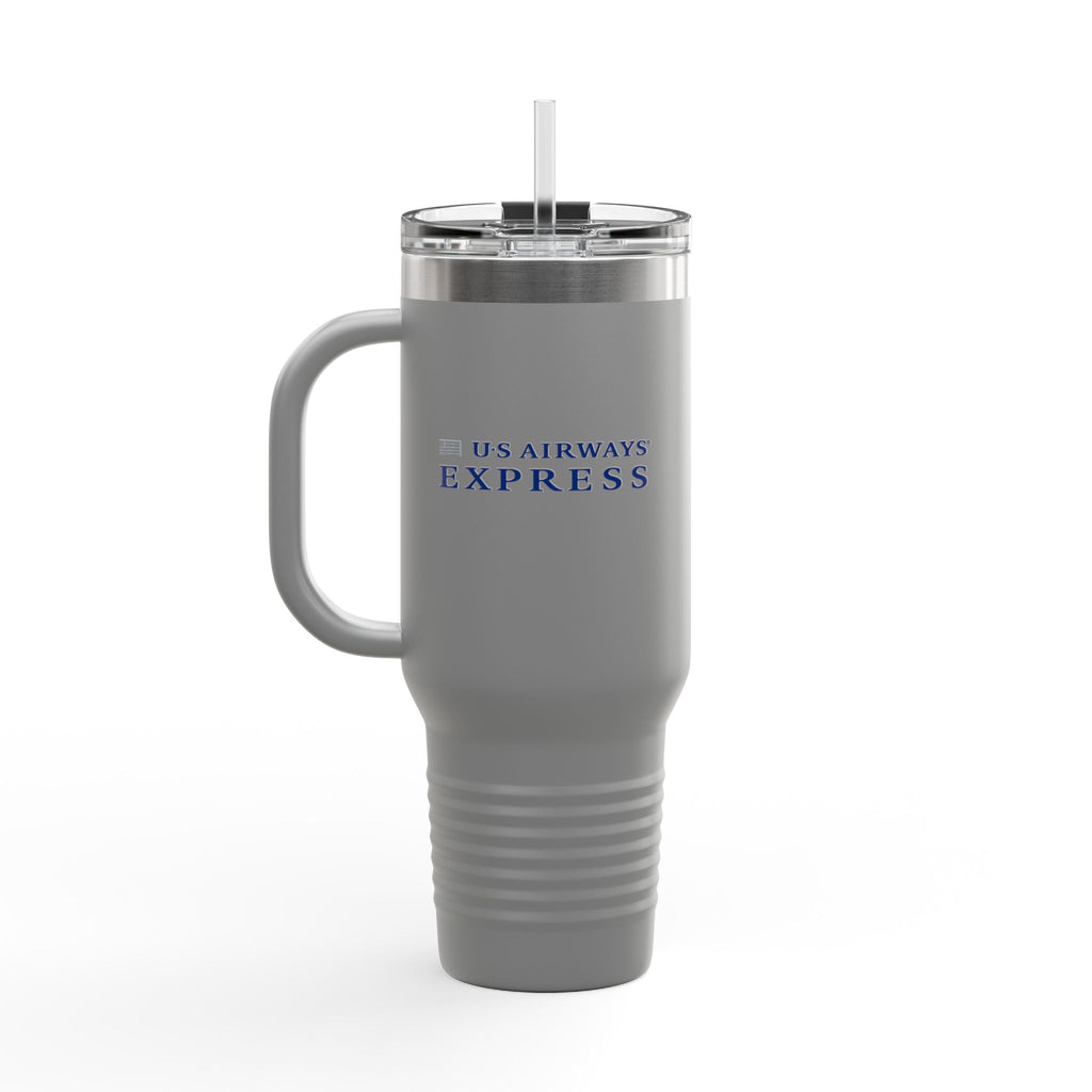 US Airways Express 40oz Insulated Travel Mug Stainless Tumbler