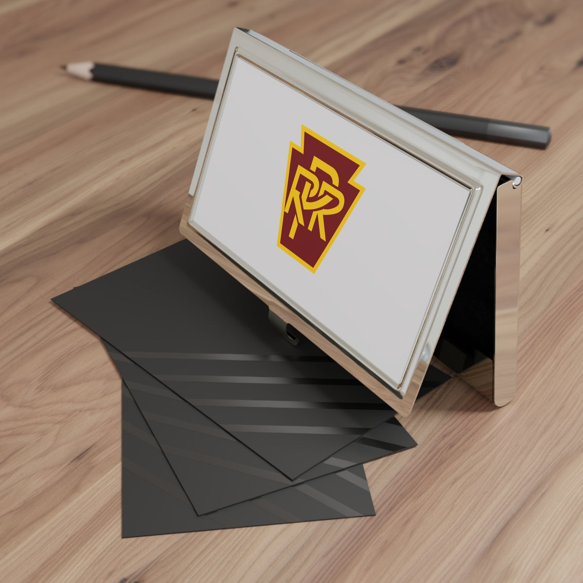 Pennsylvania Railroad Metal Business Card Holder