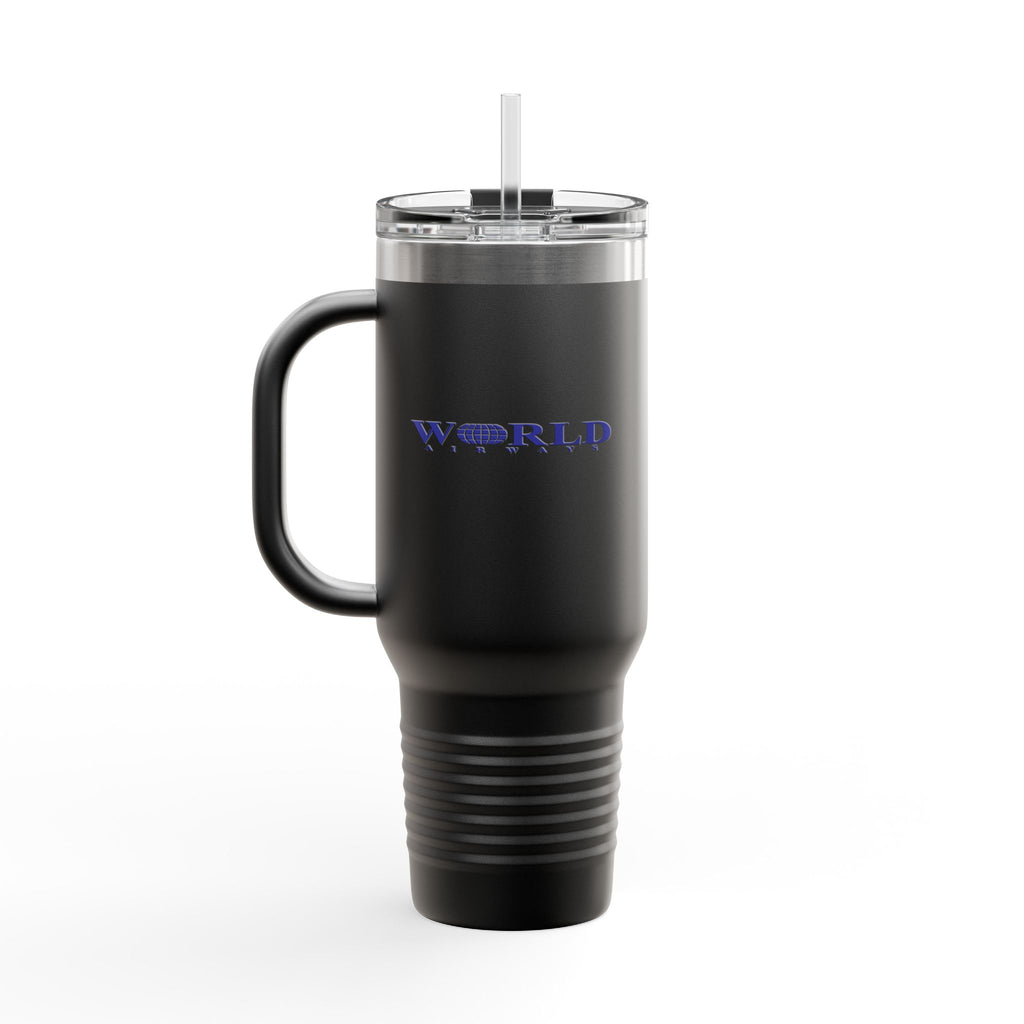 World Airways 40oz Insulated Travel Mug Stainless Tumbler