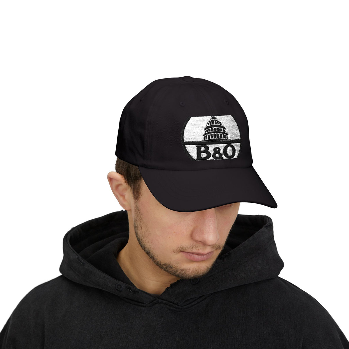Baltimore and Ohio Railroad Embroidered Dad Cap Hat