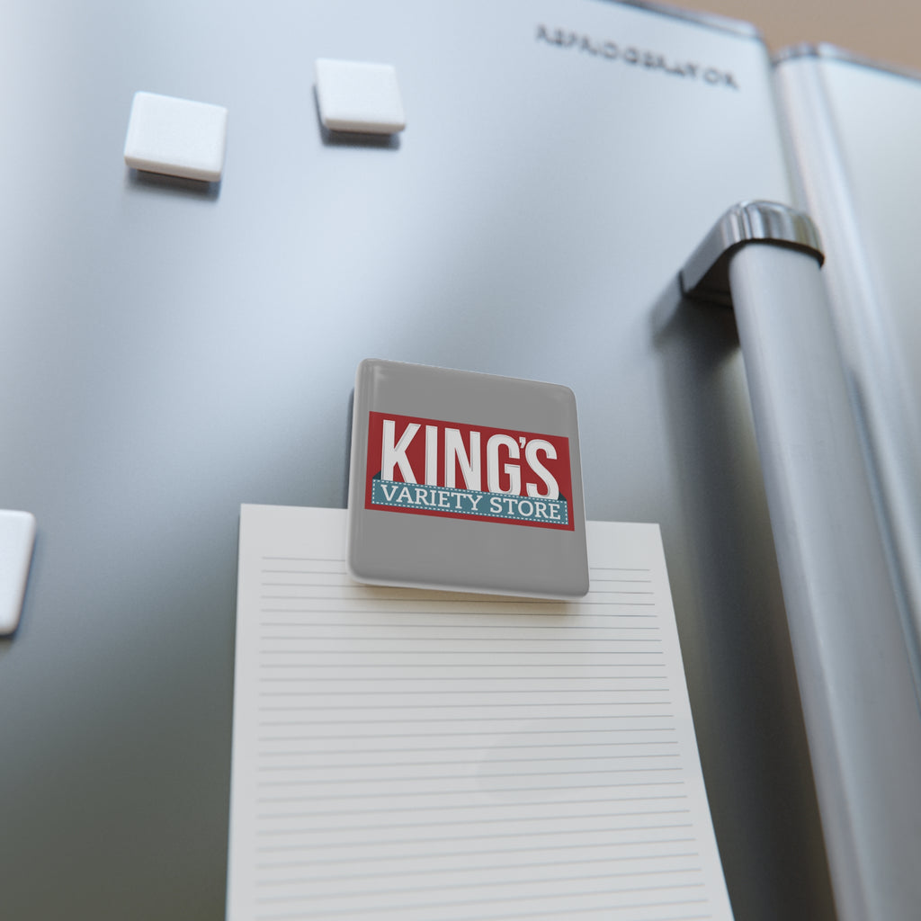 King's Variety Store Square Porcelain Fridge Magnet