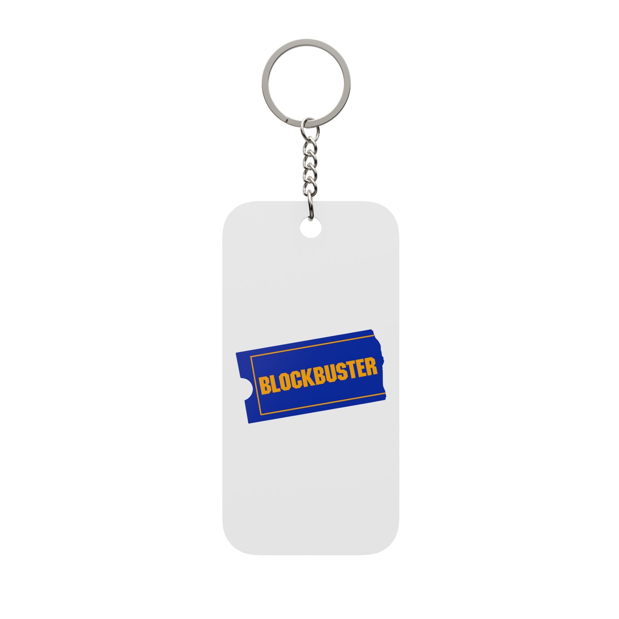 Blockbuster Double-Sided Keychain Charm