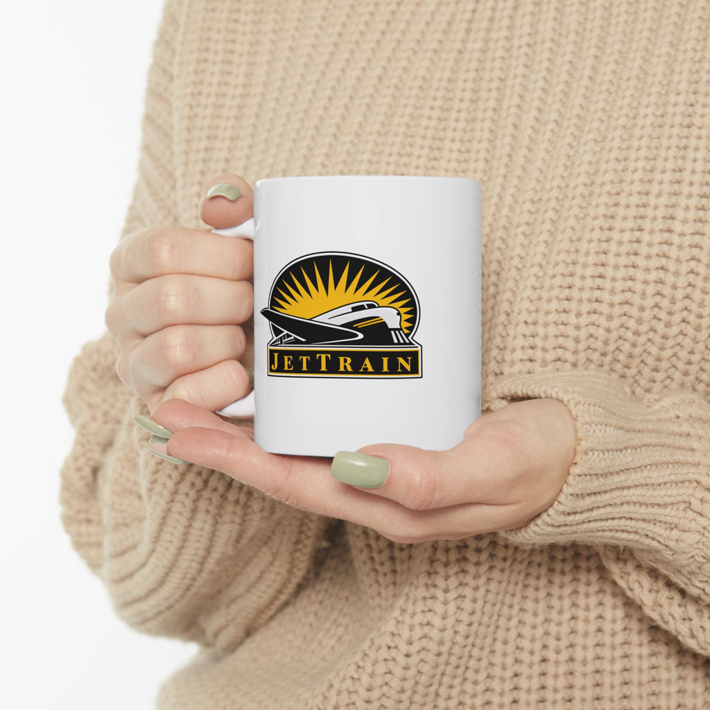 Bombardier JetTrain Ceramic Coffee Mug