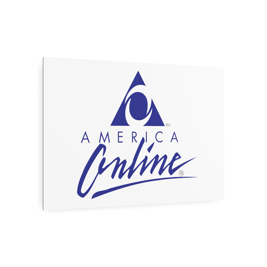 America Online (AOL) Metal Sign