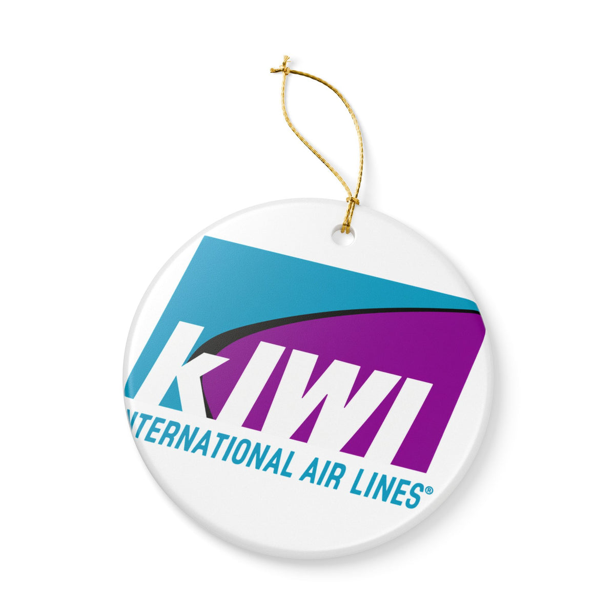 Kiwi International Air Lines Ceramic Ornament