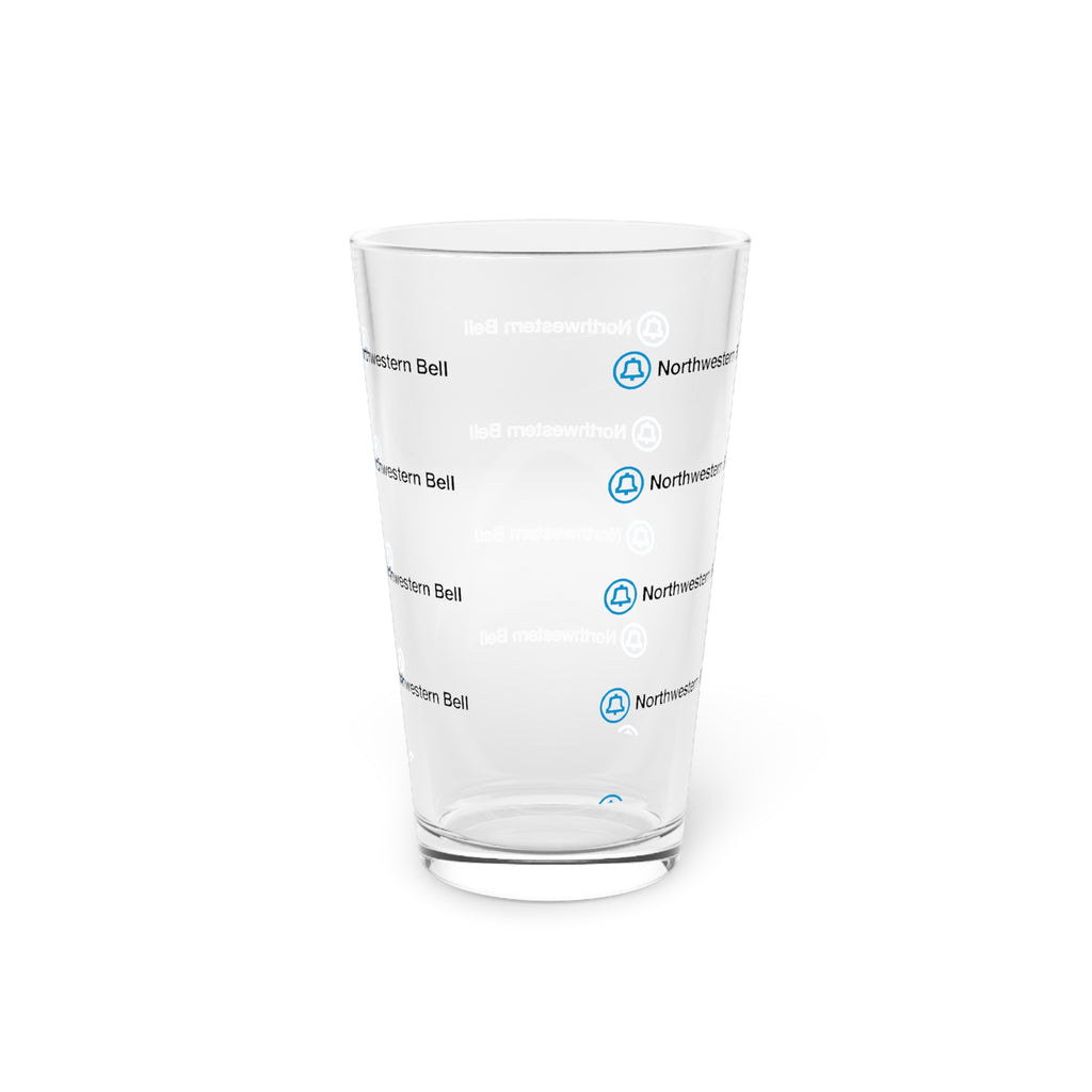 Northwestern Bell 16oz Pint Glass