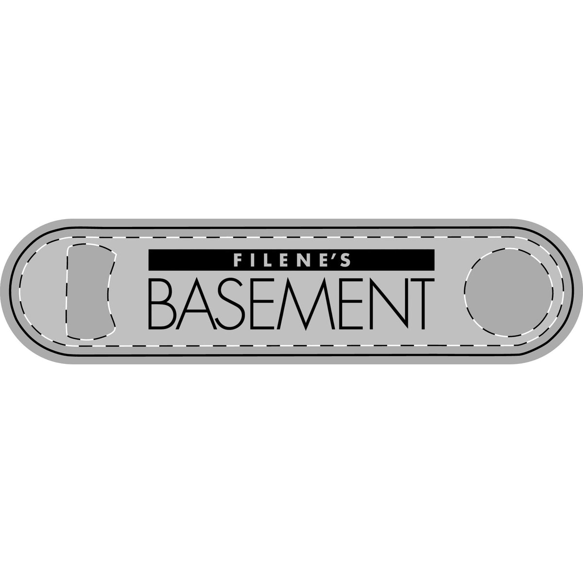 Filene's Basement Metal Bottle Opener