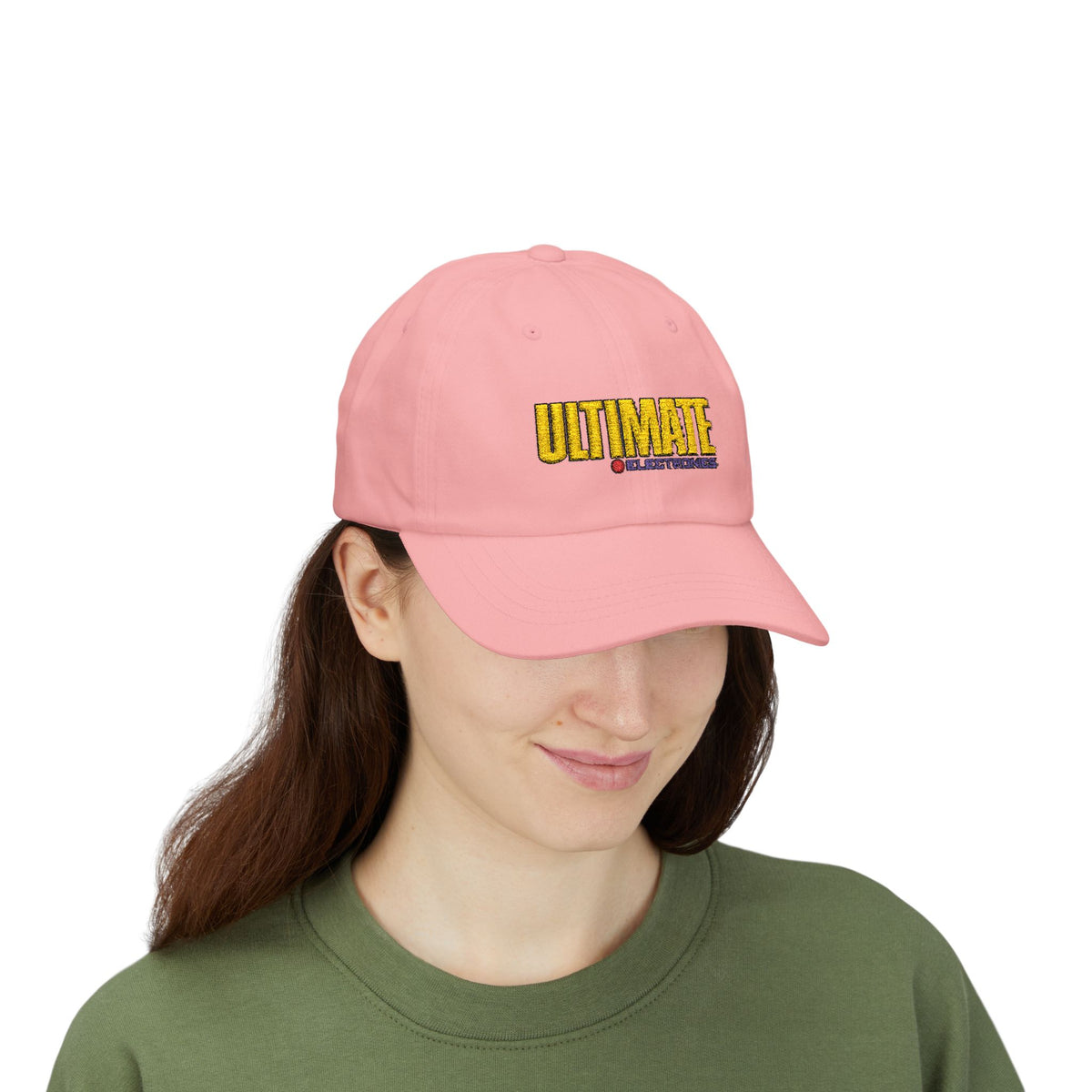 Ultimate Electronics Embroidered Dad Cap Hat