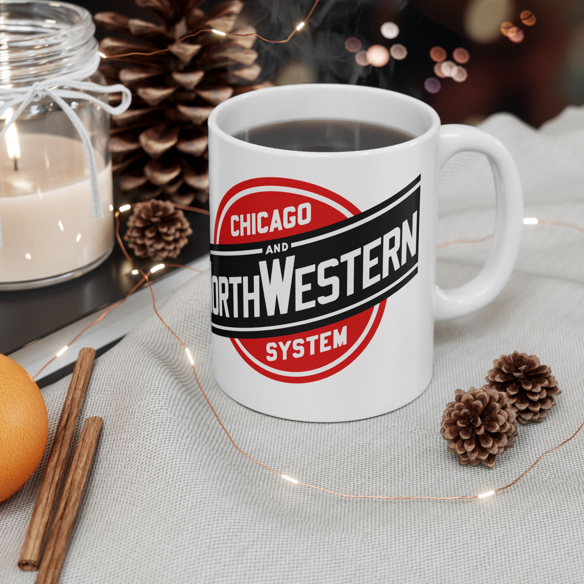 Chicago and North Western Railway Ceramic Coffee Mug