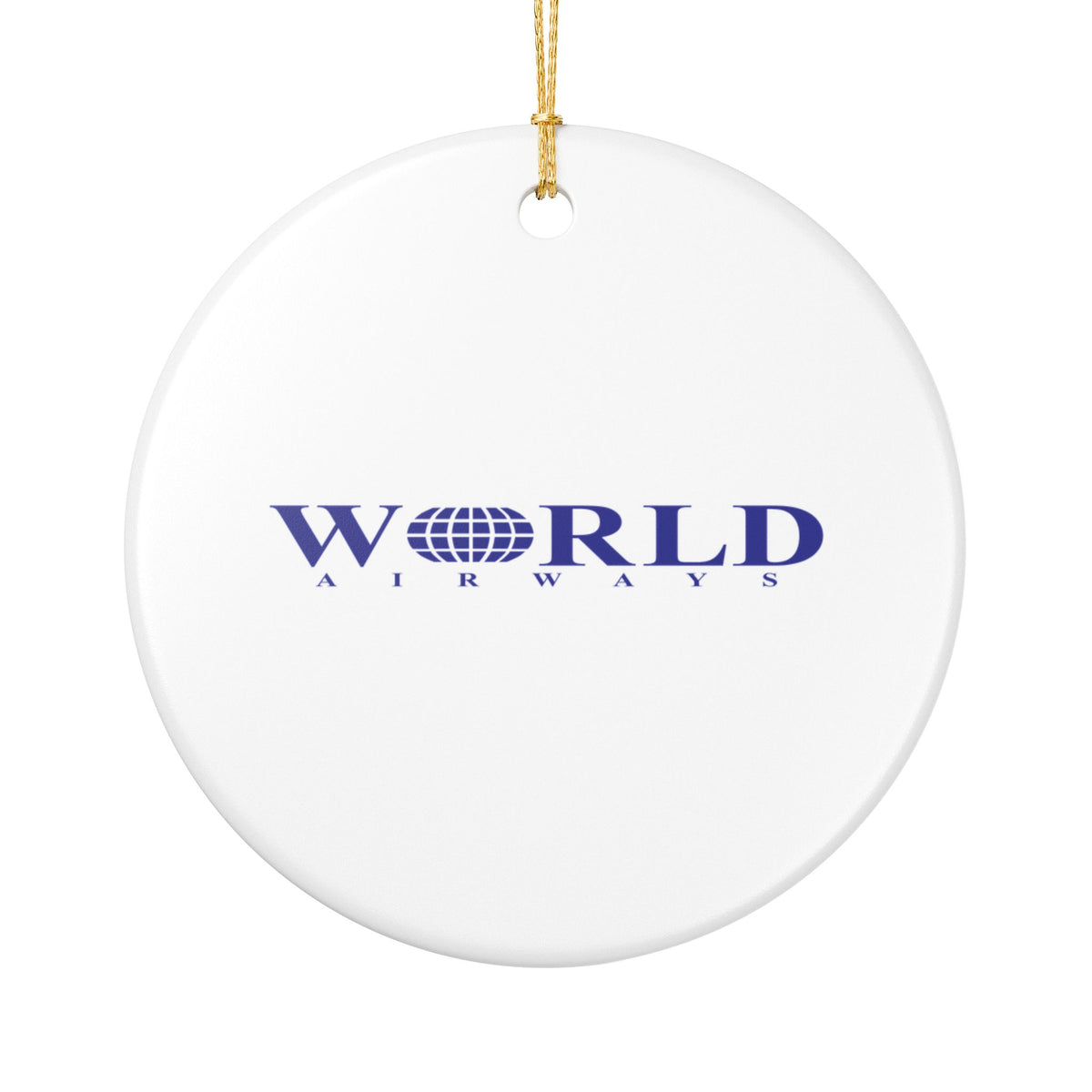 World Airways Ceramic Ornament