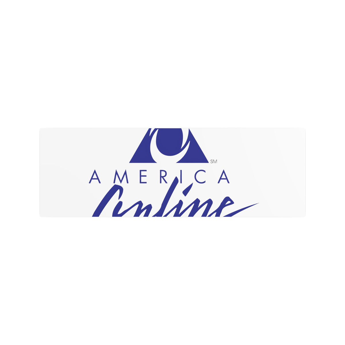 America Online (AOL) Metal Sign