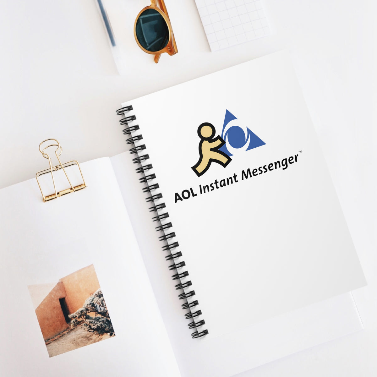 AOL Instant Messenger (AIM) Spiral Notebook