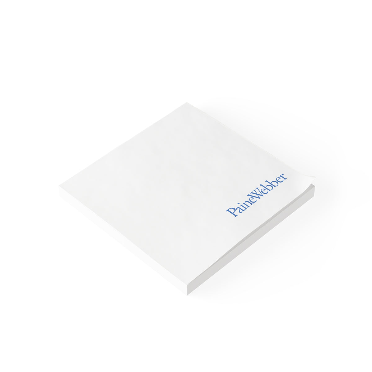 PaineWebber Sticky Post-it Note Pad