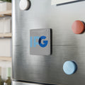 The Interpublic Group of Companies Square Porcelain Fridge Magnet
