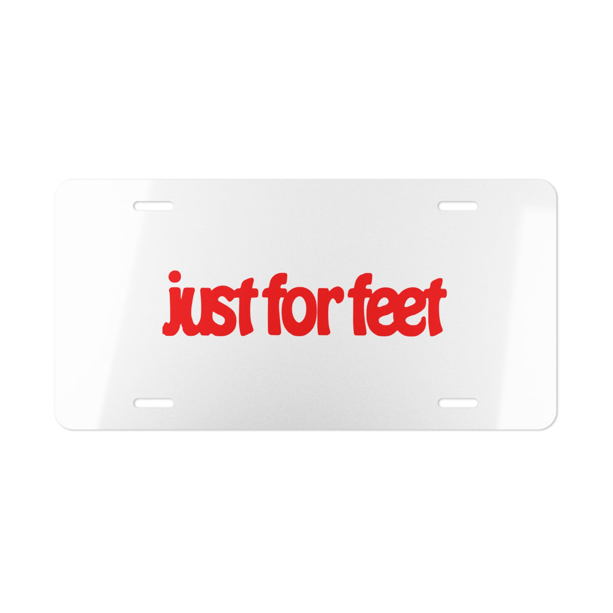Just For Feet Vanity License Plate