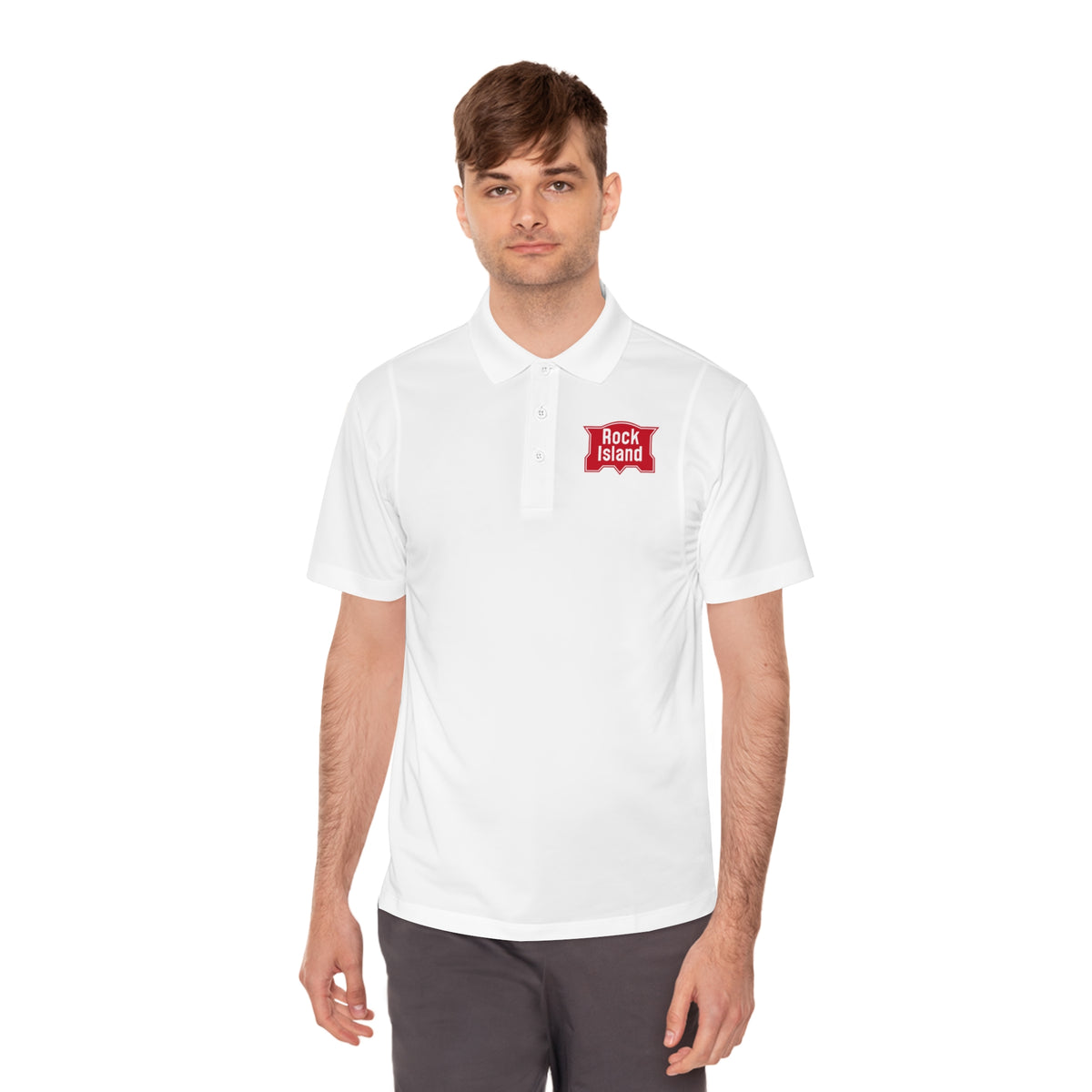 Chicago, Rock Island and Pacific Railroad Men's Sport Polo Shirt