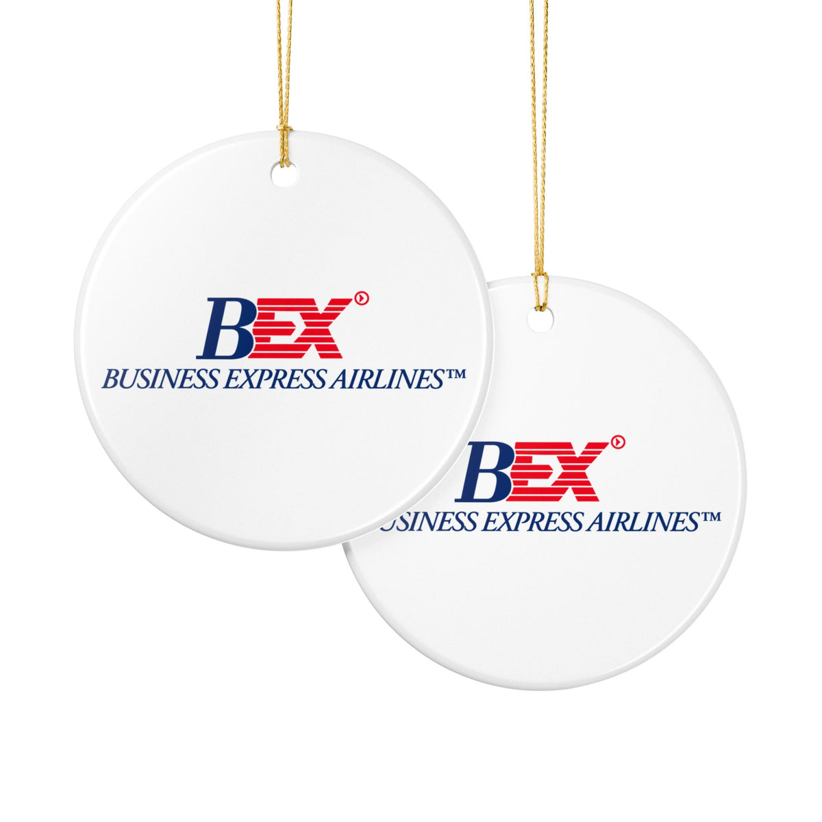 Business Express Airlines Ceramic Ornament