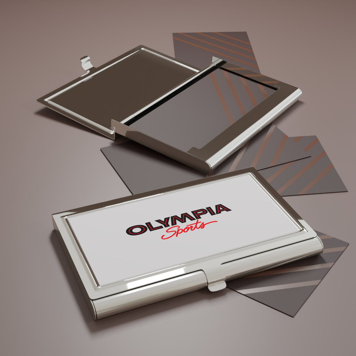 Olympia Sports Metal Business Card Holder