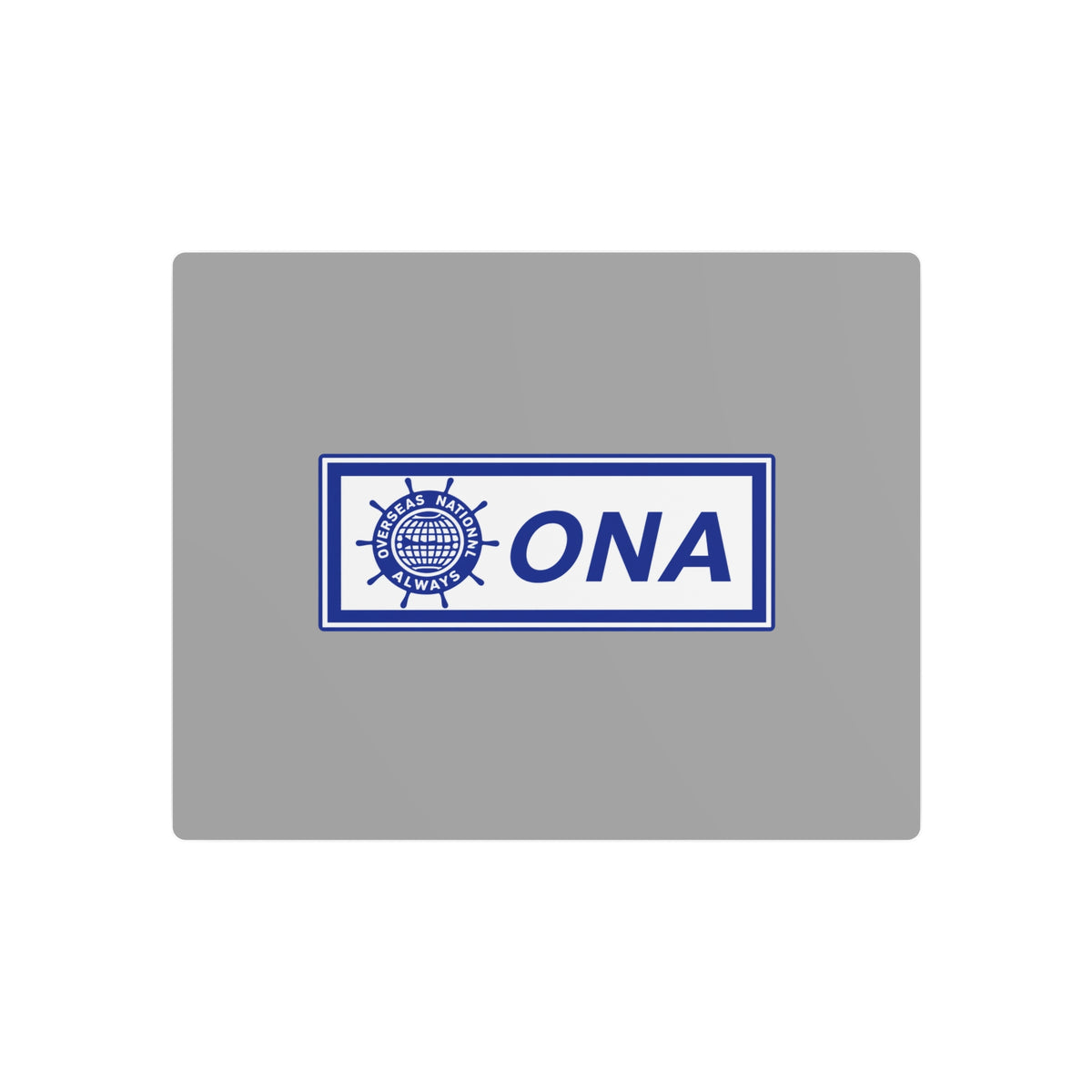 Overseas National Airways Metal Sign