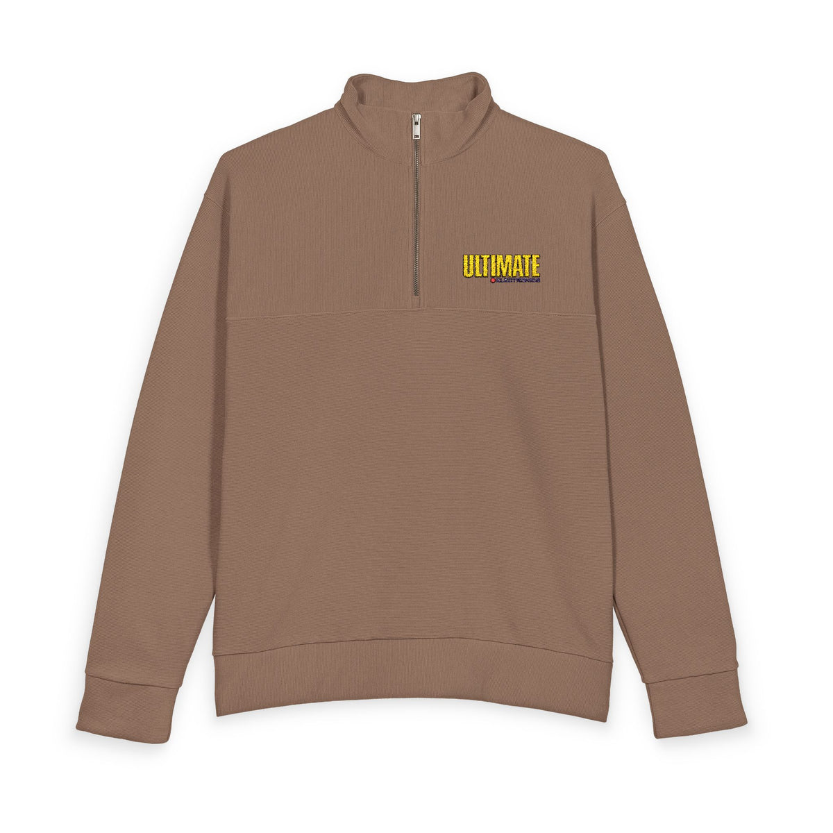 Ultimate Electronics Heavy Knit Quarter-Zip Sweatshirt